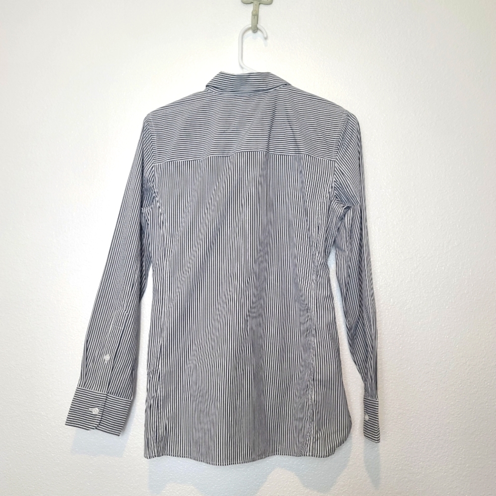 NWT J.Crew Wren Slim Fit Striped Button Shirt In Regenerative Cotton - Picture 8 of 8